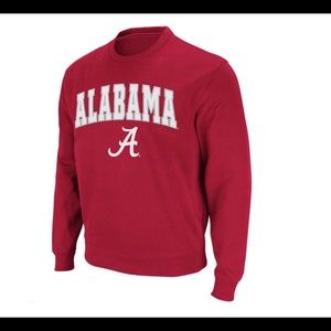 Alabama Crimson Crew Neck Sweatshirt